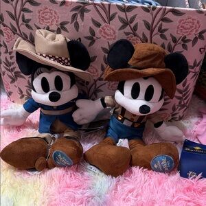 Disney Mickey Mouse Cowboy Duo Plush